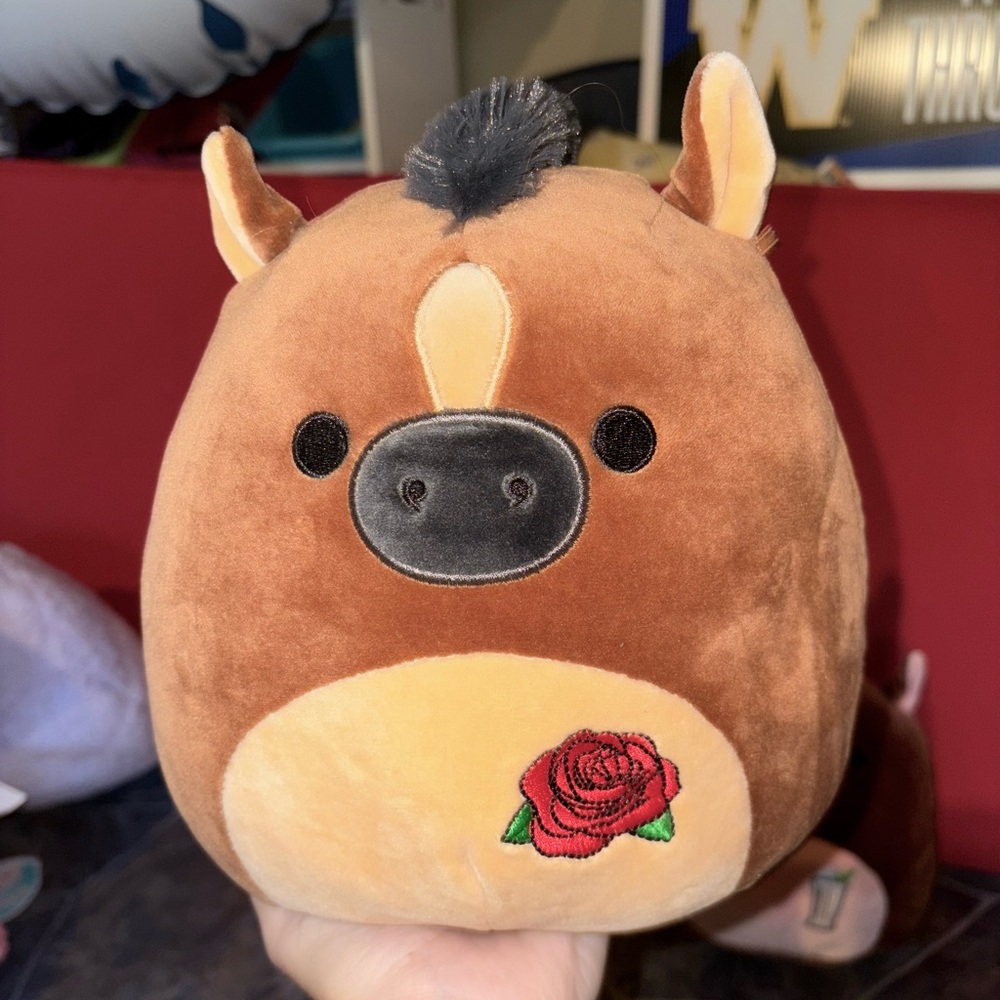 8” derby horse squishmallow
